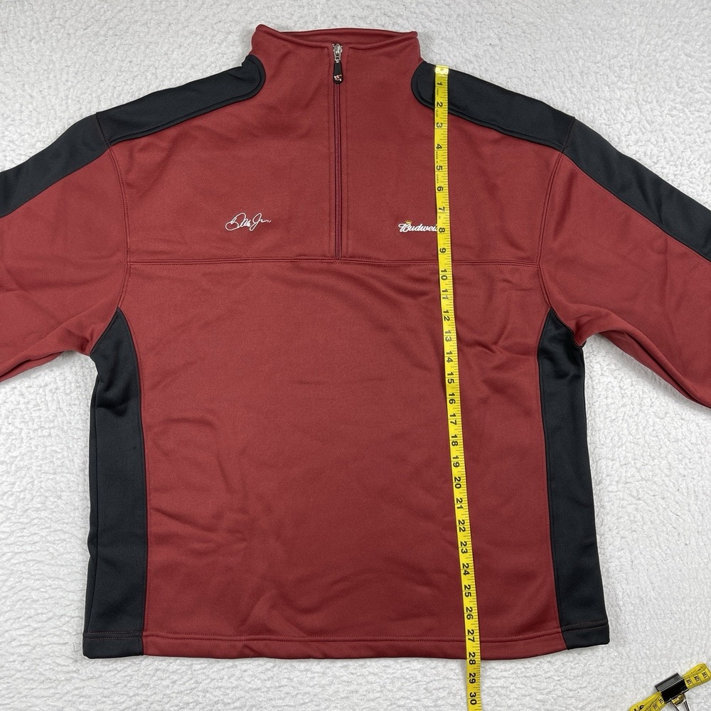 Chase Authentics Pullover Mens Large Dale Earnhardt Jr 8 Nascar Racing 1/4 Zip - Picture 10 of 14